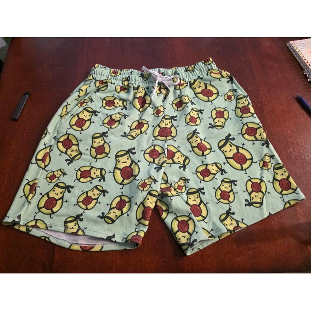 Avocado Ninja Casual Shorts Aloha From Deer Brand Size XL